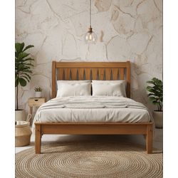 Cama Girassol - Madeira Maciça - Móveis de Gramado... - Flavio Comercio de Moveis de Gramado Ltda