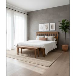 Cama Palermo - Madeira Maciça - Móveis de Gramado ... - Flavio Comercio de Moveis de Gramado Ltda