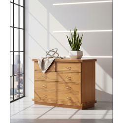 Cômoda Peróla 1,00 x 53 x 1,00 - Madeira Maciça - ... - Flavio Comercio de Moveis de Gramado Ltda