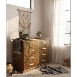 Cômoda Mirassol 1,00 x 55 x 1,10 - (08 Gavetas)- M... - Flavio Comercio de Moveis de Gramado Ltda