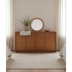 Buffet Real 1,60 x 50 x 85 - Madeira Maciça - Móve... - Flavio Comercio de Moveis de Gramado Ltda