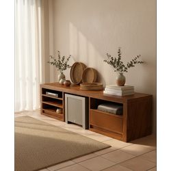 Rack Sevilia - Madeira Maciça - Móveis de Gramado ... - Flavio Comercio de Moveis de Gramado Ltda