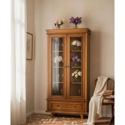 Cristaleira Com Pézinho 1,00 x 43 x 2,20 - Madeira... - Flavio Comercio de Moveis de Gramado Ltda