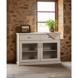 Balcão Basic 02 Portas 1,23 x 90 x 41 - Madeira Ma... - Flavio Comercio de Moveis de Gramado Ltda