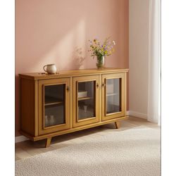 Buffet Com Pézinho 03 Portas 1,66 x 90 x 43 - Made... - Flavio Comercio de Moveis de Gramado Ltda