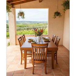 Sala de Jantar Alpes Mesa Retangular - (06 Cadeira... - Flavio Comercio de Moveis de Gramado Ltda