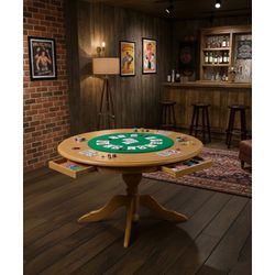 Mesa de Jogatina Gramado - Madeira Maciça - Móveis... - Flavio Comercio de Moveis de Gramado Ltda