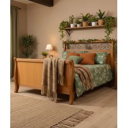 Cama Pérola - Madeira Maciça - Móveis de Gramado -... - Flavio Comercio de Moveis de Gramado Ltda