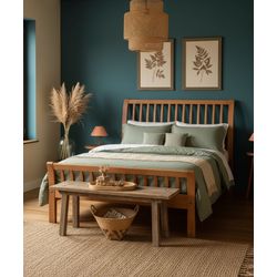 Cama Verona - Madeira Maciça - Móveis de Gramado -... - Flavio Comercio de Moveis de Gramado Ltda