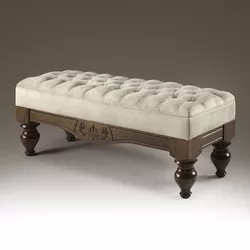 Banco Recamier Imperium 1,36 x 48 x 8 - Madeira Ma... - Flavio Comercio de Moveis de Gramado Ltda