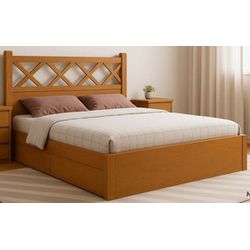 Cama Trevisol - (04 Gavetão) - Madeira Maciça - Mó... - Flavio Comercio de Moveis de Gramado Ltda
