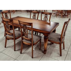 Sala de Jantar Mesa Retangular Gramado - Madeira M... - Flavio Comercio de Moveis de Gramado Ltda