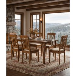 Sala de Jantar Anita - Madeira Maciça - Móveis de ... - Flavio Comercio de Moveis de Gramado Ltda