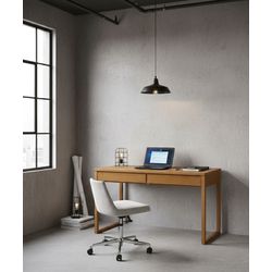 Escrivaninha Quintana 1,30 x 50 x 80 - (02 Gavetas... - Flavio Comercio de Moveis de Gramado Ltda