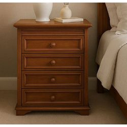Mesa de Cabeceira Gramado 75 x 60x 45 - Madeira Ma... - Flavio Comercio de Moveis de Gramado Ltda
