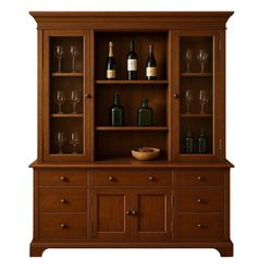 Cristaleira Gramado 2,00 x 50 x 1,60 - Madeira Mac... - Flavio Comercio de Moveis de Gramado Ltda