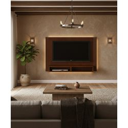 Painel Com Nicho 1,45 x 35 x 1,10 - Móveis de Gram... - Flavio Comercio de Moveis de Gramado Ltda