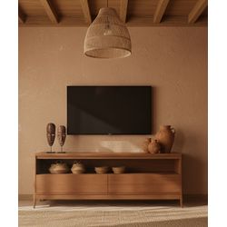 Rack Évora - Madeira Maciça - Móveis de Gramado - ... - Flavio Comercio de Moveis de Gramado Ltda