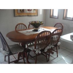 Sala de Jantar Oval Gramado - Madeira Maciça - Móv... - Flavio Comercio de Moveis de Gramado Ltda