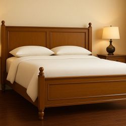 Cama de Casal Texana - Madeira Maciça - Móveis de ... - Flavio Comercio de Moveis de Gramado Ltda