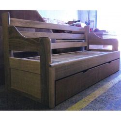 Sofa Cama Tricama Gramadense - Madeira Maciça - Mó... - Flavio Comercio de Moveis de Gramado Ltda