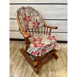Cadeira de Balanço Chenile Bali 90/40 x 60 x 50 - ... - Flavio Comercio de Moveis de Gramado Ltda