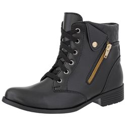 Coturno Feminino Preto CRshoes - CRSHOES ATACADO