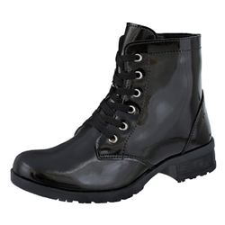 Coturno Feminino Preto Verniz CRshoes - CRSHOES ATACADO