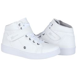 Bota Academia Cano Médio Crshoes Branco - CRSHOES ATACADO