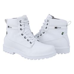 Coturno casual masculino CRshoes branco - CRSHOES ATACADO