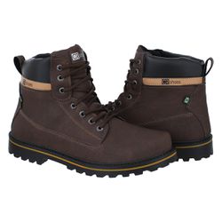 Coturno casual masculino CRshoes Chocolate - CRSHOES ATACADO
