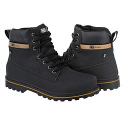 Coturno casual masculino CRshoes preto - CRSHOES ATACADO
