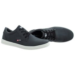 Sapatenis masculino casual CRshoes Preto - CRSHOES ATACADO