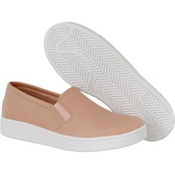 Tenis casual Elástico Feminino NUDE - CRSHOES ATACADO