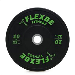 Anilha Olímpica Bumper Crossfit 10kg Flexbe Fitness - Flexbe Fitness