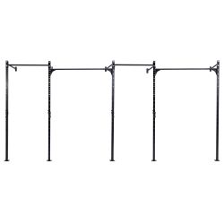 Rack 4 Módulos Preto 2,4M Flexfit Franca - FlexFit Franca