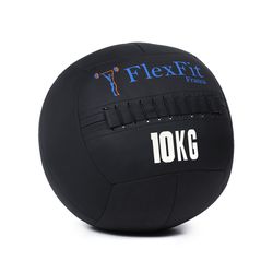 Wall Ball 10kg Medicine Ball 100% Couro Crossfit Funcional Flexfit Franca - FlexFit Franca