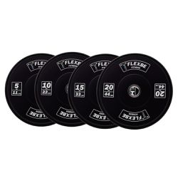 Kit Anilha Olimpica Bumper Crossfit 100kg (4x5+4x10+2x20) Flexbe Fitness - Flexbe Fitness