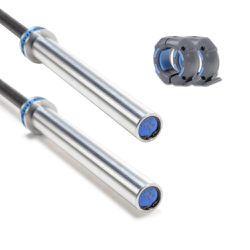 Dupla De Barras Olímpica Crossfit Lpo 2,20m 20kg + Presilhas Flexbe Fitness - Flexbe Fitness