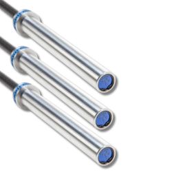 Trio De Barras Olímpica Oficial Crossfit Lpo 2,20m 20kg Flexbe Fitness - Flexbe Fitness