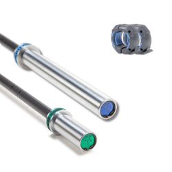 Par De Barras Olimpica Crossfit, Lpo 2.2 E 1.6 + Presilhas Flexbe Fitness - Flexbe Fitness