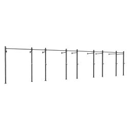 Rack 8 Módulos Preto 2,4M Flexfit Franca - FlexFit Franca