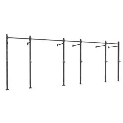 Rack 5 Módulos Preto 2,4M Flexfit Franca - FlexFit Franca