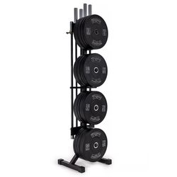 Suporte para 5 Barras Olimpicas e Anilhas Vertical Cavalete - FlexFit Franca