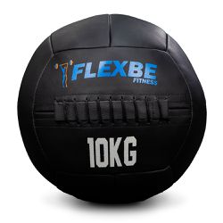 Wall Ball 10kg Medicine Ball 100% Couro Crossfit Funcional Flexbe Fitness - Flexbe Fitness