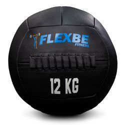 Wall Ball 12kg Medicine Ball 100% Couro Crossfit Funcional Flexbe Fitness - Flexbe Fitness