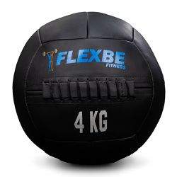 Wall Ball 4kg Medicine Ball 100% Couro Crossfit Funcional Flexbe Fitness - Flexbe Fitness
