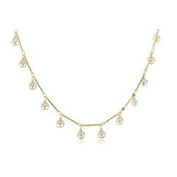 Choker Árvores Da Vida Folheado Em Ouro 18k - CK00... - Floratta Joias