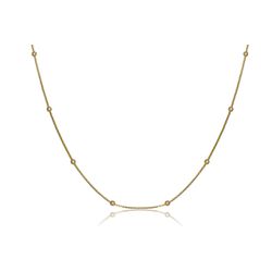 Choker com Bolinhas Folheado em Ouro 18k - CK0003 - Floratta Joias