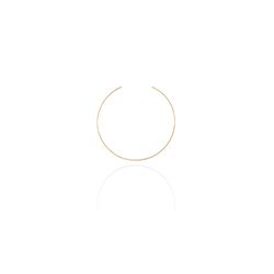 Choker Circular Aro fino Banhado em Ouro 18k - CK0... - Floratta Joias